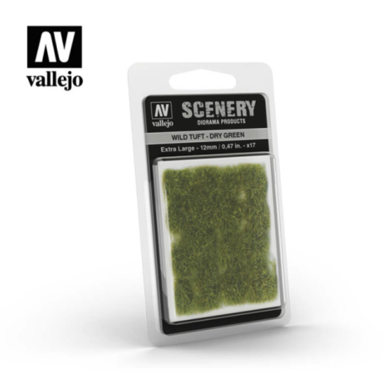 Vallejo " Scenery " SC424 Wild Tuft – Dry Green